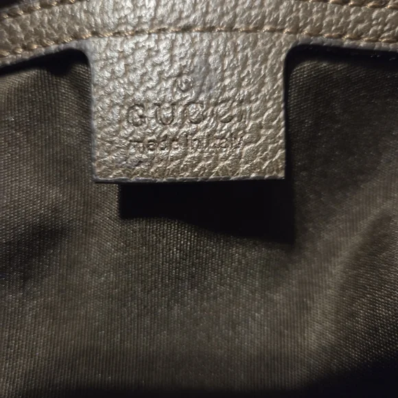 Tender GG Supreme Monogram Textured Dollar Calfskin Web Tote. - Picture 11 of 14